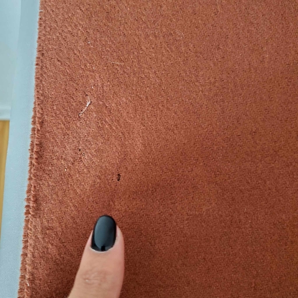 Brown 100% Cashmere Scarf made in UK - Picture 5 of 8